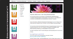Desktop Screenshot of die-gesundheitswerkstatt.ch