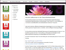 Tablet Screenshot of die-gesundheitswerkstatt.ch