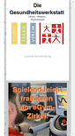 Mobile Screenshot of die-gesundheitswerkstatt.com
